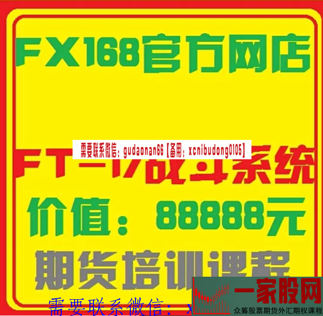 FX168许亚鑫ft众筹股票期货期权外汇实战视频课程